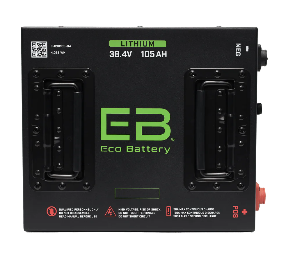 Eco Battery 38V 105Ah GEN3 “Cube” LifePo4 Lithium Battery Only
