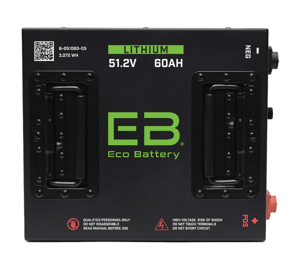 Eco Battery 51V 60Ah “Cube” LiFePO₄ Lithium Battery Only