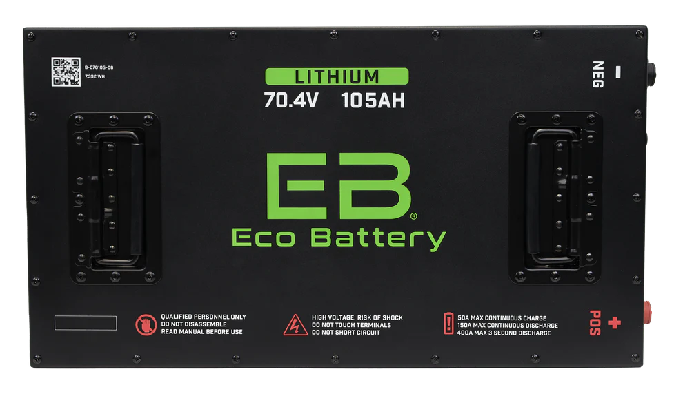 Eco Battery 70V 105Ah LifePo4 GEN3 Lithium Battery Only