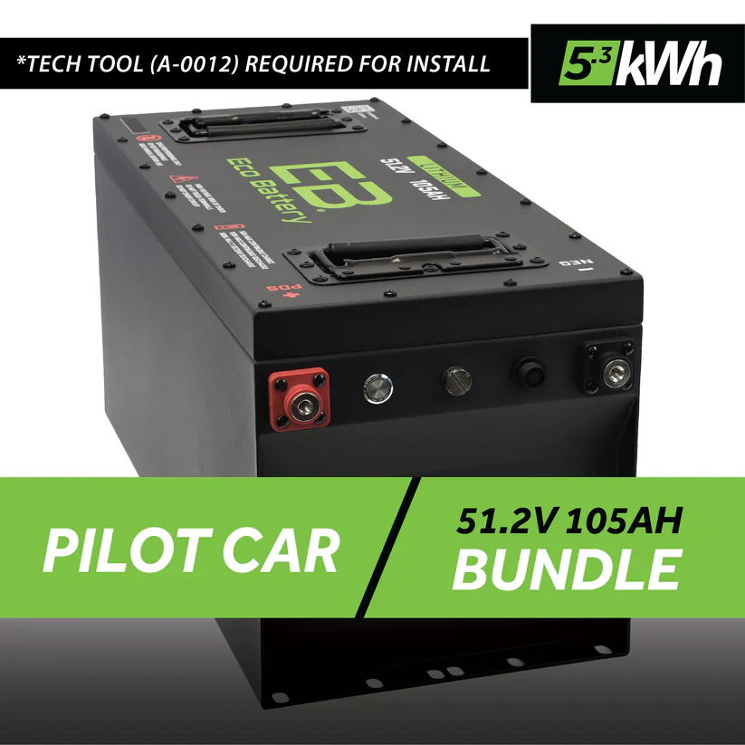 Pilot EV Eco Lithium 51v 105Ah GEN3 Battery Bundle – Skinny
