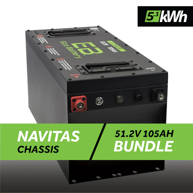 Navitas Chassis Eco Lithium 51v 105Ah GEN3 Battery Bundle – Skinny