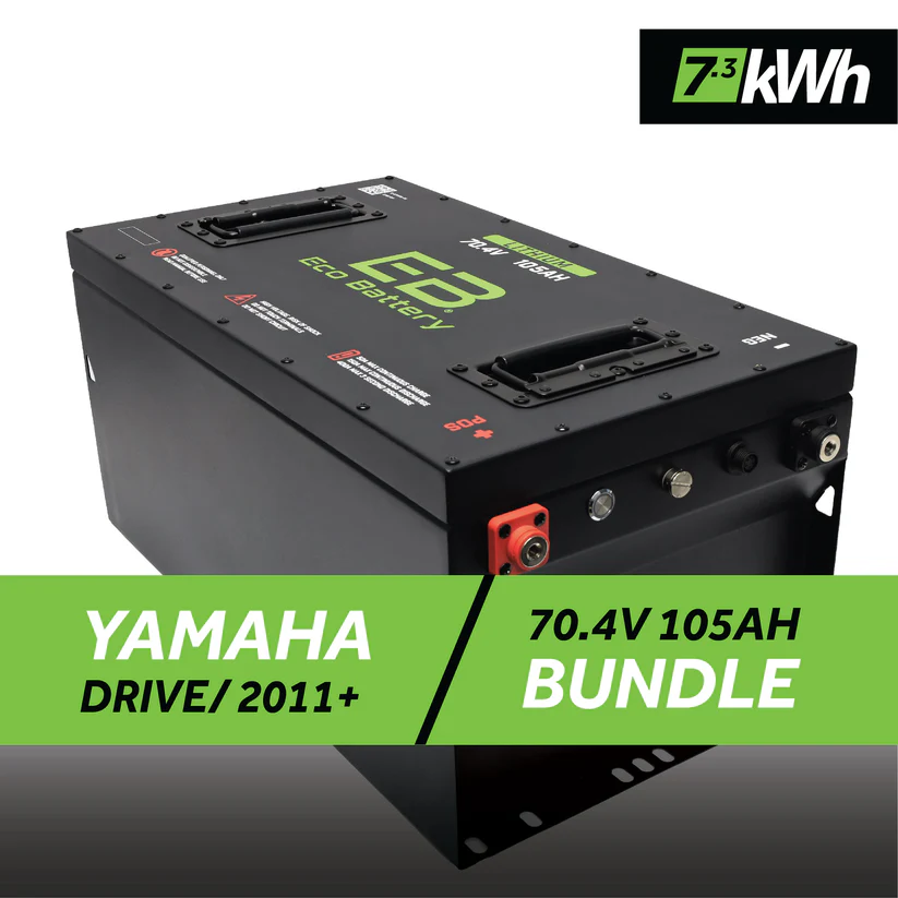 Yamaha G29/Drive 2011-Up & Drive2 Eco Lithium 70v 105Ah GEN3 Battery Bundle
