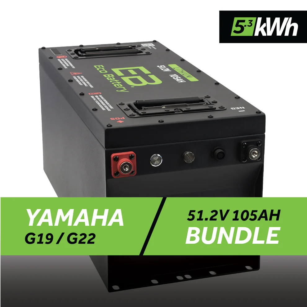 Yamaha G19/G22 Eco Lithium 51v 105Ah GEN3 Battery Bundle – Skinny