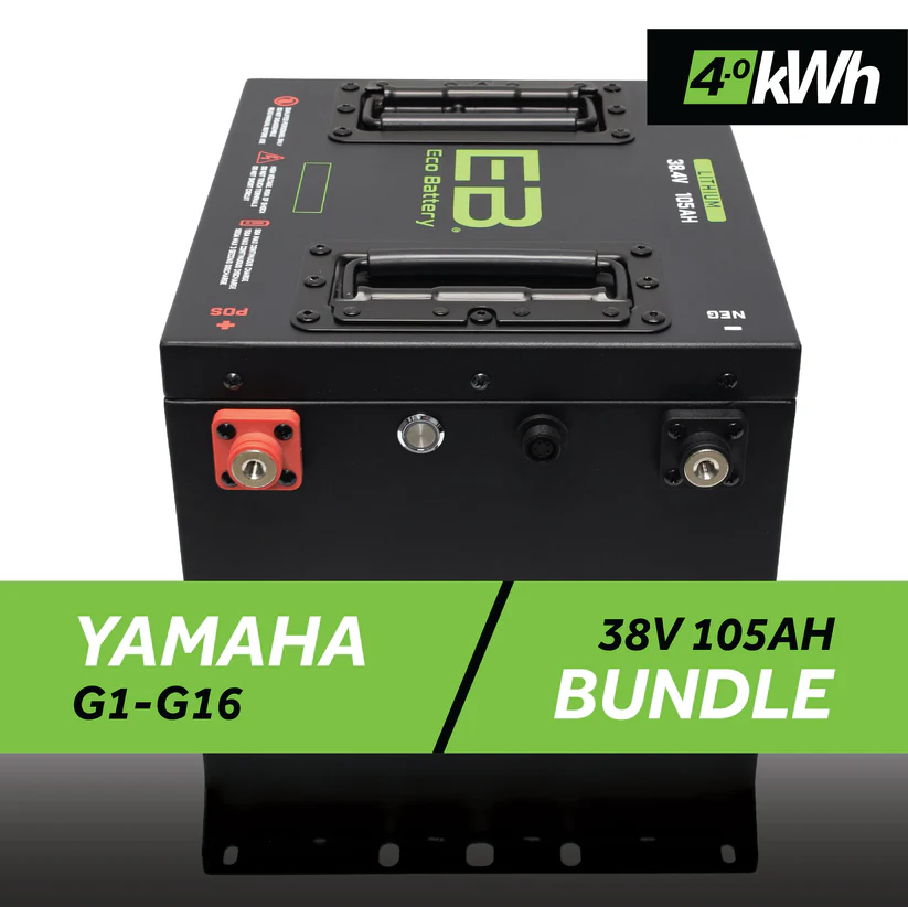 Yamaha G1-G16 (36V) Eco Lithium 38V 105Ah GEN3 Battery Bundle – Cube