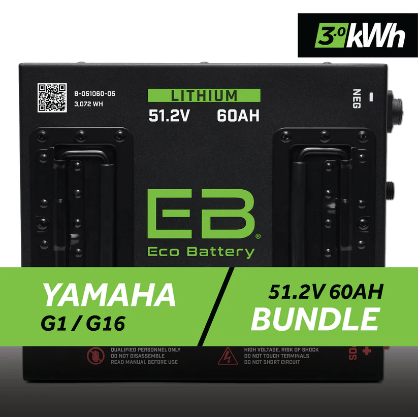 Yamaha G1-G16 Eco Lithium 51V 60Ah Battery Bundle – Cube