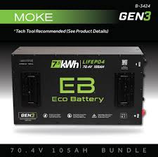 MOKE Eco Lithium 70v 105Ah GEN3 Battery Bundle