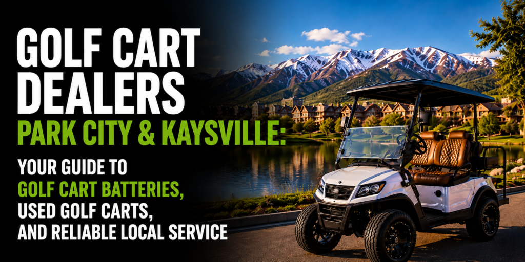 Golf Cart Dealers Park City & Kaysville: Your Guide to Golf Cart Batteries, Used Golf Carts, and Reliable Local Service