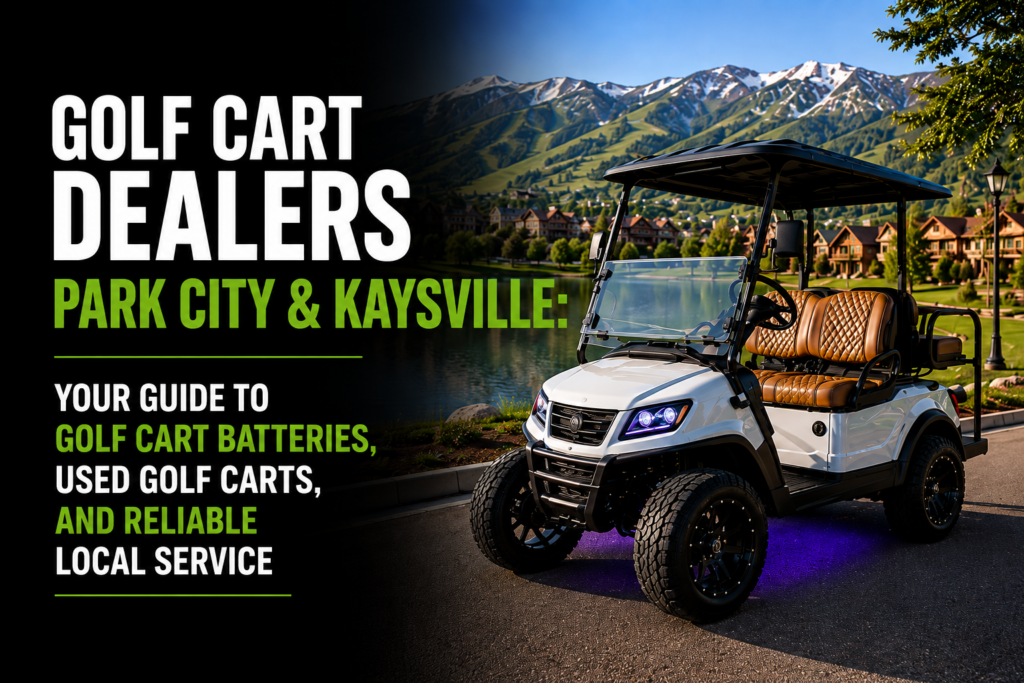 Golf Cart Battery Eagle Mountain & South Jordan: A Complete Guide to Used Golf Carts, Golf Cart Batteries, and Lithium Powered Golf Carts in Utah